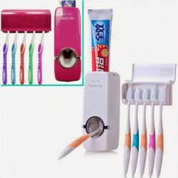 অটোমেটিক টুথপেস্ট ডিসপেন্সার এন্ড ব্রাশ