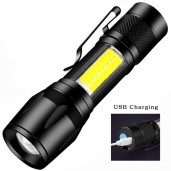 mini USB Rechargeable LED Mini Flashlight
