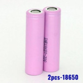 2pcs 18650 3.7v NI-CD T9 trimmer Battery