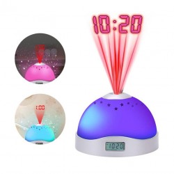  Projection Clock Star Sky Night Light