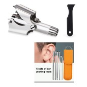 Nose Trimmer + 6pc/set cleaner (Buy 1 Get 1 Free)