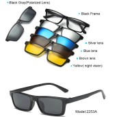 6 in 1 sunglasses night vision