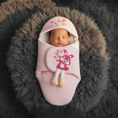 WarmNest Pink Colour Baby Blanket