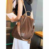 Women Large Capacity Outdoor Tote Bag ( coffee / brown )